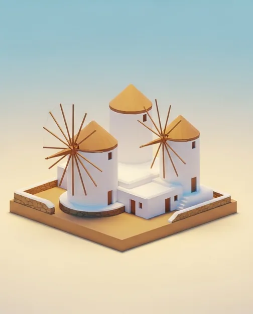 Illustration of Mykonos