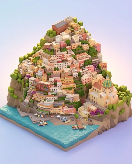 Illustration of Positano