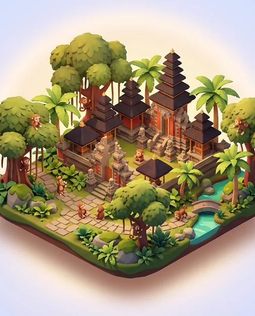 Illustration of Ubud