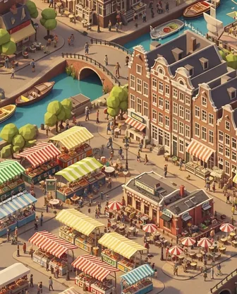 Illustration for 2 Days in Amsterdam — Food & Wine