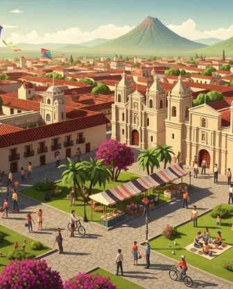Illustration for 3 Days in Antigua Guatemala — Family with Kids