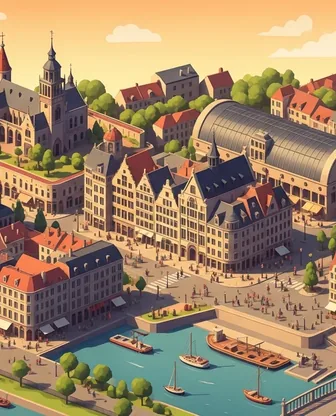 Illustration for 2 Days in Antwerp — Romance