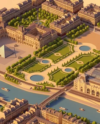 Illustration for Artistic Paris
