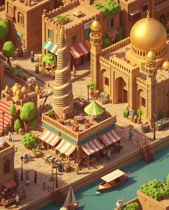 Illustration for 2 Days in Baghdad — Romance