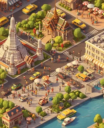 Illustration for 3 Days in Bangkok — Family with Kids