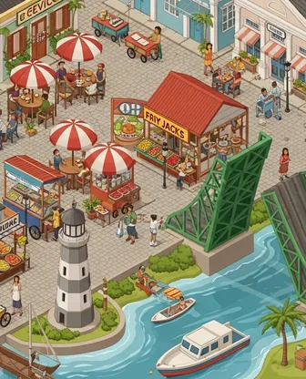 Illustration for 2 Days in Belize City — Food & Wine