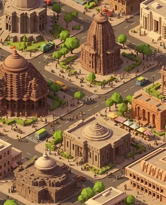 Illustration for 3 Days in Bhubaneswar — Culture & History