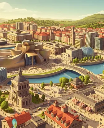 Illustration for 3 Days in Bilbao — Culture & History