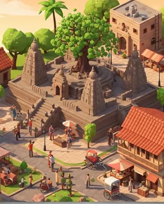 Illustration for 2 Days in Bodh Gaya — Romance