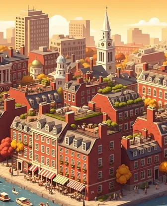 Illustration for 2 Days in Boston — Romance