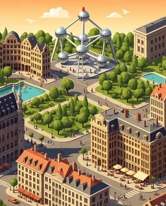 Illustration for 2 Days in Brussels — Romance