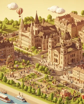 Illustration for 3 Days in Budapest — Family with Kids