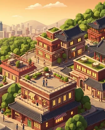 Illustration for 2 Days in Busan — Romance