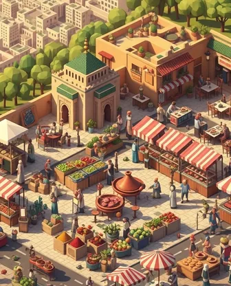 Illustration for 2 Days in Casablanca — Food & Wine