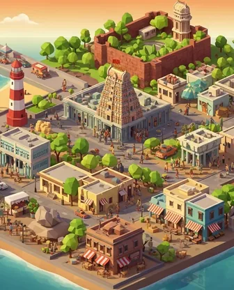 Illustration for 2 Days in Chennai — Romance