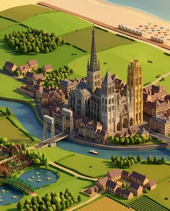 Illustration for Discovering Art and Culture in Normandy