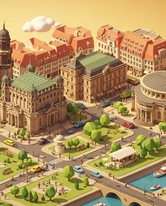 Illustration for 3 Days in Dresden — Family with Kids