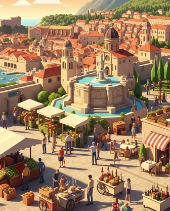 Illustration for 2 Days in Dubrovnik — Food & Wine