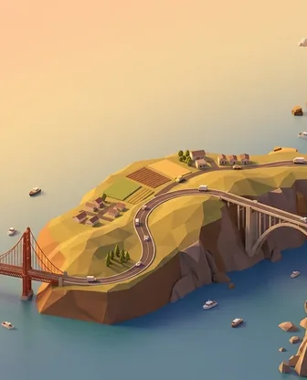 Illustration for Epic Pacific Coast Highway