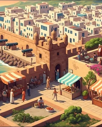 Illustration for 2 Days in Essaouira — Romance