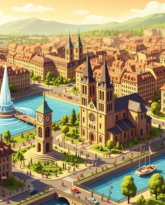 Illustration for 3 Days in Geneva — Culture & History
