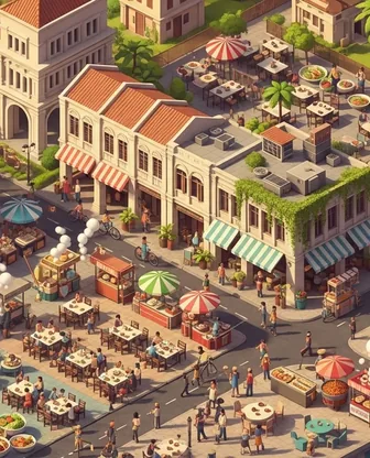 Illustration for 2 Days in George Town — Food & Wine