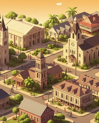 Illustration for 3 Days in Georgetown — Culture & History