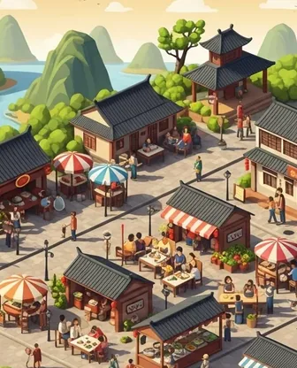 Illustration for 2 Days in Guilin — Food & Wine