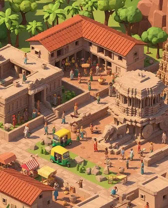 Illustration for 3 Days in Hampi — First-Timer Highlights