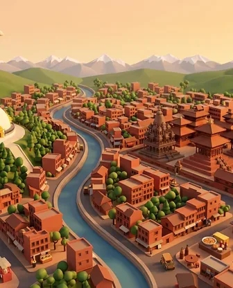 Illustration for 2 Days in Kathmandu — Food & Wine