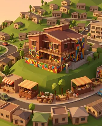 Illustration for 2 Days in Kigali — Food & Wine