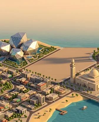 Illustration for 3 Days in Kuwait City — Culture & History