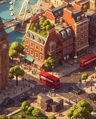 Illustration for 2 Days in London — Romance