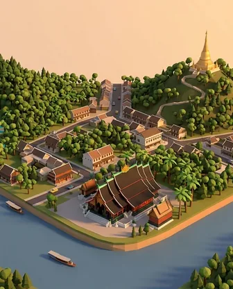 Illustration for 3 Days in Luang Prabang — First-Timer Highlights