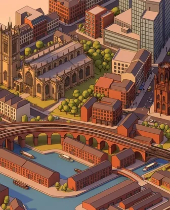 Illustration for 2 Days in Manchester — Romance