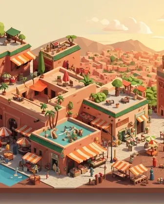 Illustration for 2 Days in Marrakech — Romance