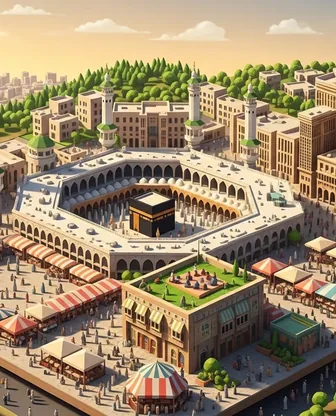 Illustration for 2 Days in Mecca — Romance