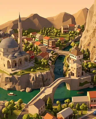 Illustration for 2 Days in Mostar — Romance