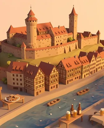 Illustration for 2 Days in Nuremberg — Food & Wine