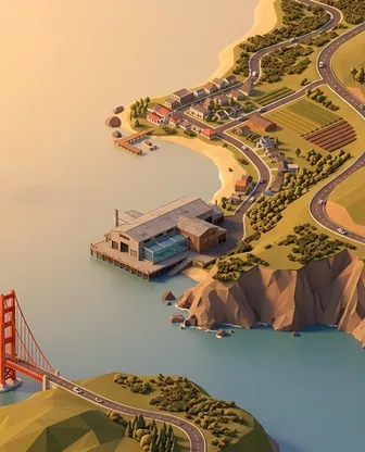 Illustration for Pacific Coast Highway