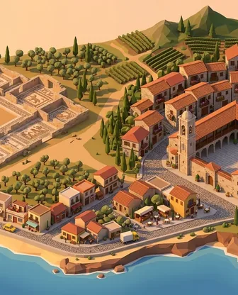 Illustration for 2 Days in Paphos — Food & Wine