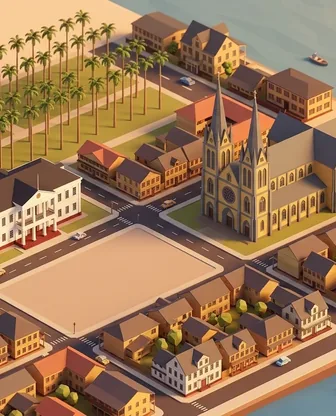 Illustration for 3 Days in Paramaribo — Culture & History
