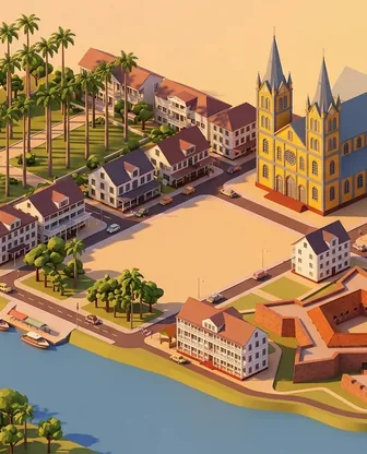 Illustration for 2 Days in Paramaribo — Romance