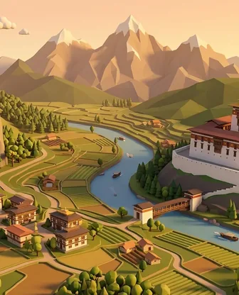 Illustration for 3 Days in Paro — Culture & History