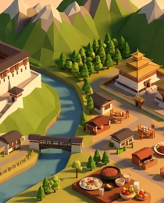 Illustration for 2 Days in Paro — Food & Wine