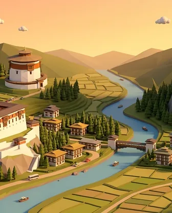Illustration for 3 Days in Paro — First-Timer Highlights