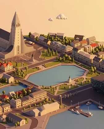 Illustration for 3 Days in Reykjavik — Culture & History