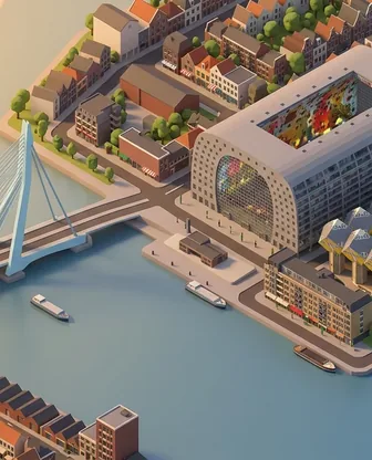 Illustration for 3 Days in Rotterdam — Culture & History