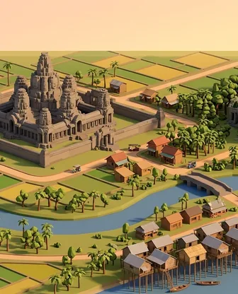 Illustration for 3 Days in Siem Reap — Culture & History