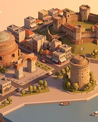 Illustration for 2 Days in Thessaloniki — A Romantic Escape
